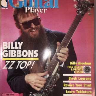 Guitar Player Magazine, March 1986, Billy Gibbons (Book)
