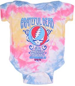 GRATEFUL DEAD AMER MUSIC HALL BABY ONESIE