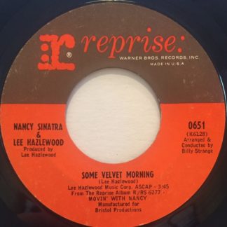 Nancy Sinatra & Lee Hazlewood – Some Velvet Morning (7")
