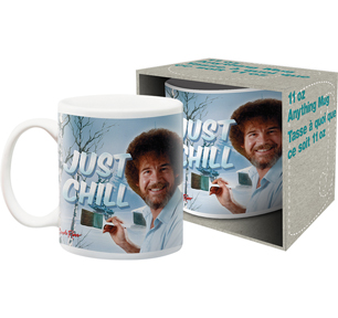 BOB ROSS- JUST CHILL 11oz MUG