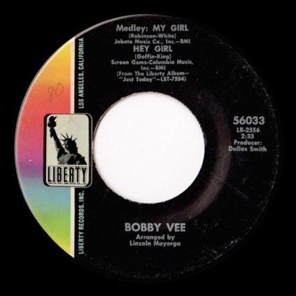 Bobby Vee – My Girl / Hey Girl/Just Keep It Up (And See What Happens) (7" Vinyl)
