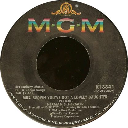Herman's Hermits – Mrs. Brown You've Got A Lovely Daughter / I Gotta Dream On (7" Vinyl)