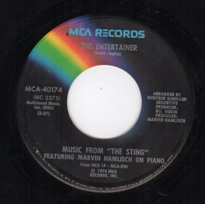 Marvin Hamlisch – Music From "The Sting"(The Entertainer/Solace (7" Vinyl)