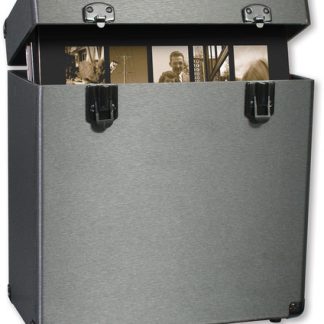 Vinyl Styl® Groove 12 Inch Vinyl Record Travel Carrying Case (Graphite)
