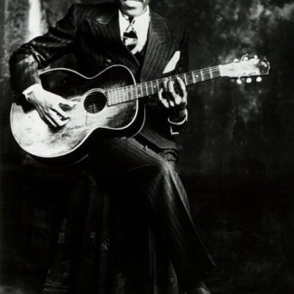 Robert Johnson | Guitar B/W (Poster)