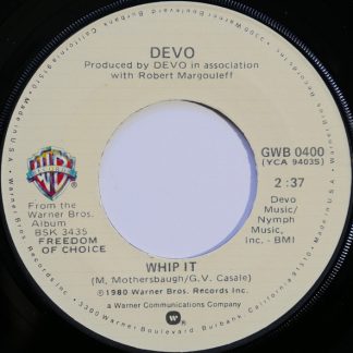 Devo – Whip It / Girl U Want (7")
