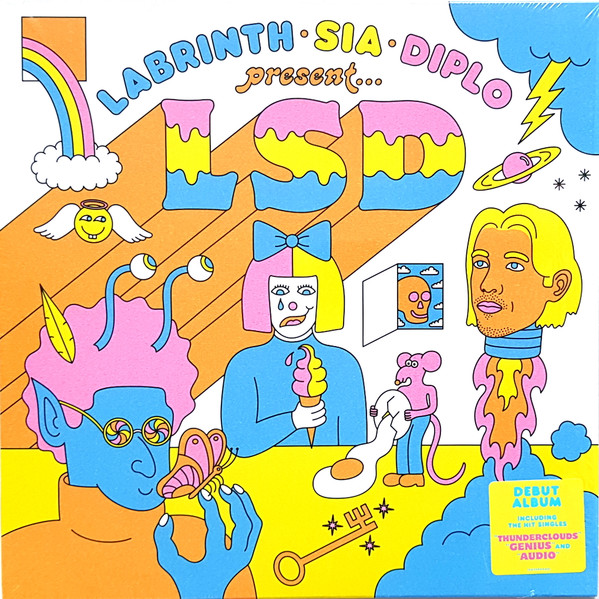 Labrinth, Sia & Diplo Present LSD – LSD (Vinyl, Clear w/ Blue & Orange Splatter)
