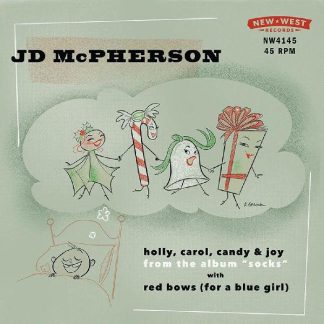 McPherson, JD - Holly, Carol, Candy & Joy / Red Bows (For A Blue Girl) (INDIE ONLY / SNOW GLOBE COLORED VINYL) (7")