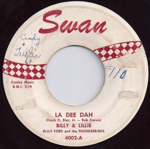 Billy & Lillie / Billy Ford And The Thunderbirds – La Dee Dah / The Monster (7" Vinyl)