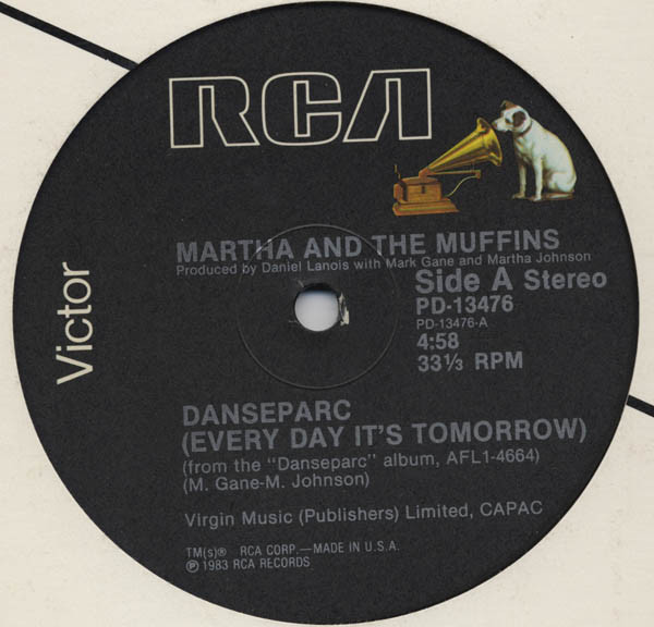 Martha And The Muffins – Danseparc (Every Day It's Tomorrow) (Vinyl)
