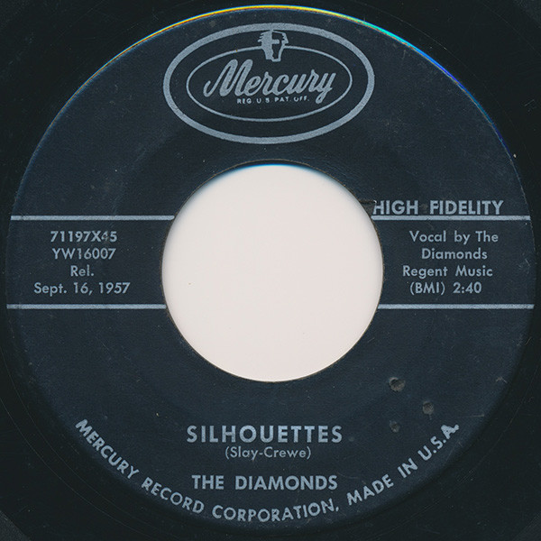 Diamonds, The – Silhouettes / Daddy Cool (7" Vinyl)