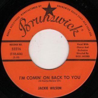 Jackie Wilson – I'm Comin' On Back To You / Lonely Life (7" Vinyl)