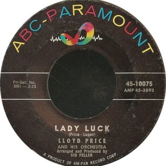 Lloyd Price And His Orchestra – Lady Luck/Never Let Me Go (7" Vinyl)