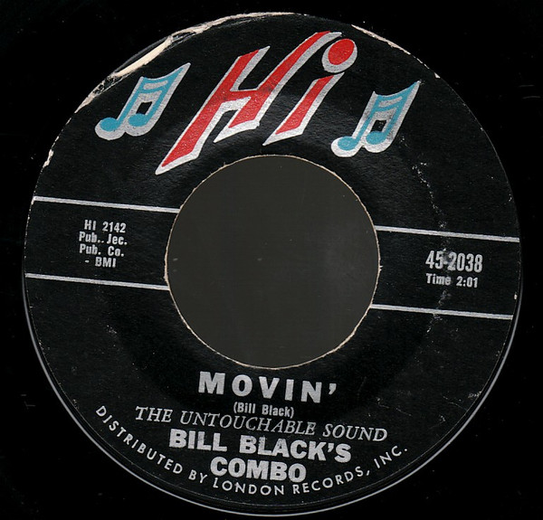 Bill Black's Combo – Movin' / Honky Train (7" Vinyl)