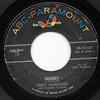 Teddy Randazzo – Misery/Journey To Love (7" Vinyl)