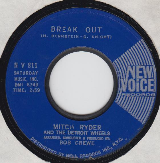 Mitch Ryder And The Detroit Wheels – Break Out / I Need Help (7" Vinyl)