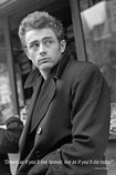 James Dean / Quote Poster