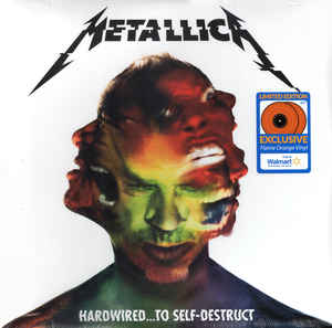 Metallica ‎– Hardwired...To Self-Destruct (Orange Vinyl)