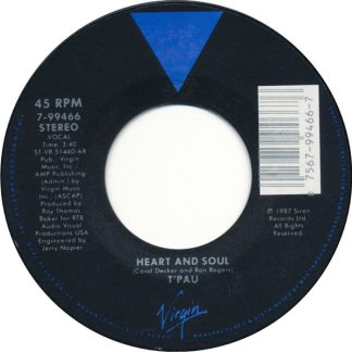 T'Pau – Heart And Soul/On The Wing (7" Vinyl)