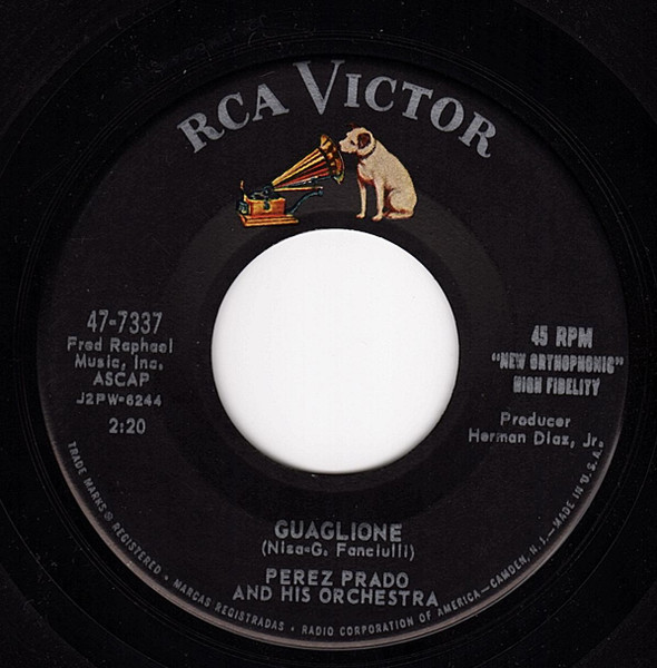 Perez Prado And His Orchestra – Guaglione / Paris (7" Vinyl)