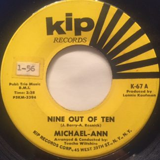 Michael-Ann – Nine Out Of Ten / Teenage Cleopatra (7" Vinyl)