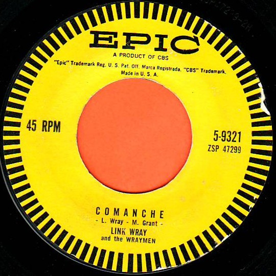 Link Wray And The Wraymen – Comanche / Lillian (7" Vinyl)