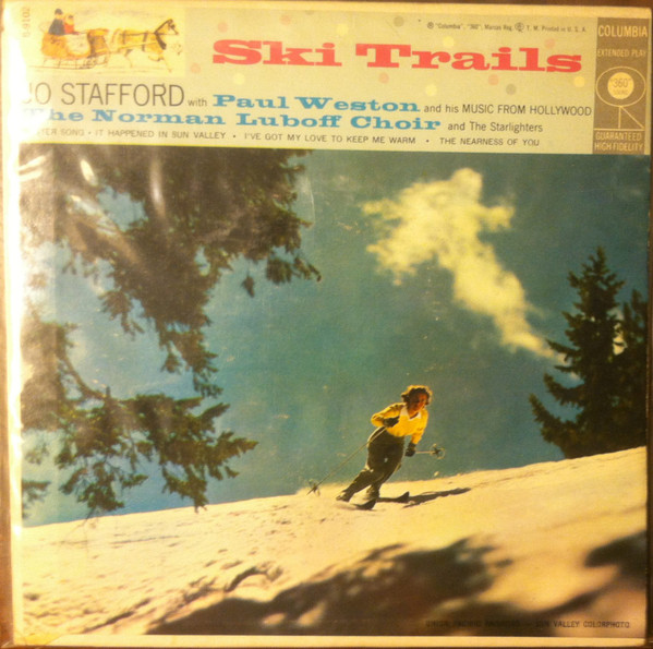 Jo Stafford, Paul Weston And His Music From Hollywood, Norman Luboff Choir – Ski Trails (7" Vinyl EP)