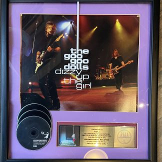 Goo Goo Dolls Dizzy Up The Girl RIAA 3x Multi - Platinum Album Award