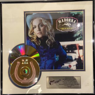 Madonna Music 2x Multi-Platinum Album Award
