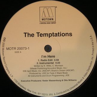 Temptations, The – I'm Here (Vinyl)
