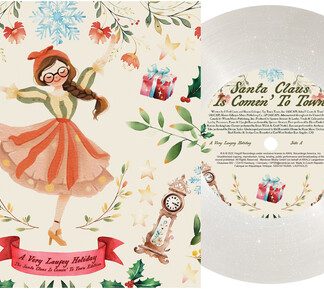 Laufey - A Very Laufey Holiday: The Santa Claus Is Comin' To Town (7" Colored Viny *Pre-Order*l, White)