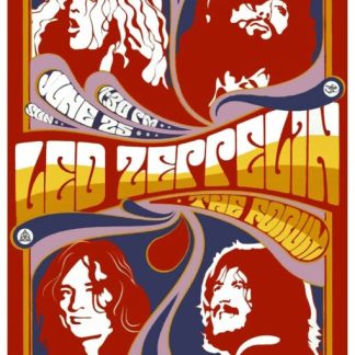 Led Zeppelin | LA 1972  (Poster)