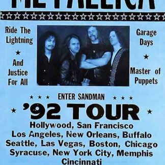 Metallica | 92 Tour (Poster)