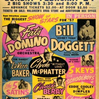 Fats Domino | Show of Stars | Vintage Concert Poster