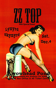 ZZ Top | Arrowhead Pond (Poster)