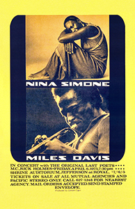 Miles Davis / Nina Simone | En Concert (Poster)