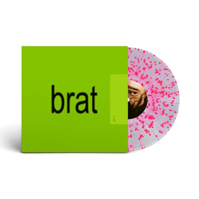 Charli XCX - Brat (Indie Exclusive, Clear Vinyl, Pink, Gatefold LP Jacket, Splatter)