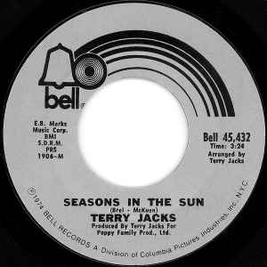 Terry Jacks – Seasons In The Sun / Put The Bone In (7" Vinyl)