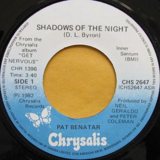 Pat Benatar – Shadows Of The Night/The Victim (7" Vinyl)