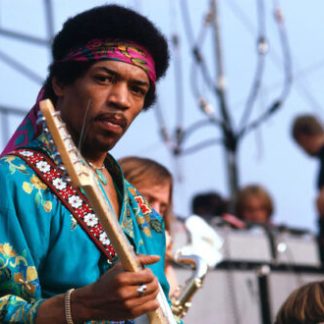 Jimi Hendrix | Color Guitar (Poster)