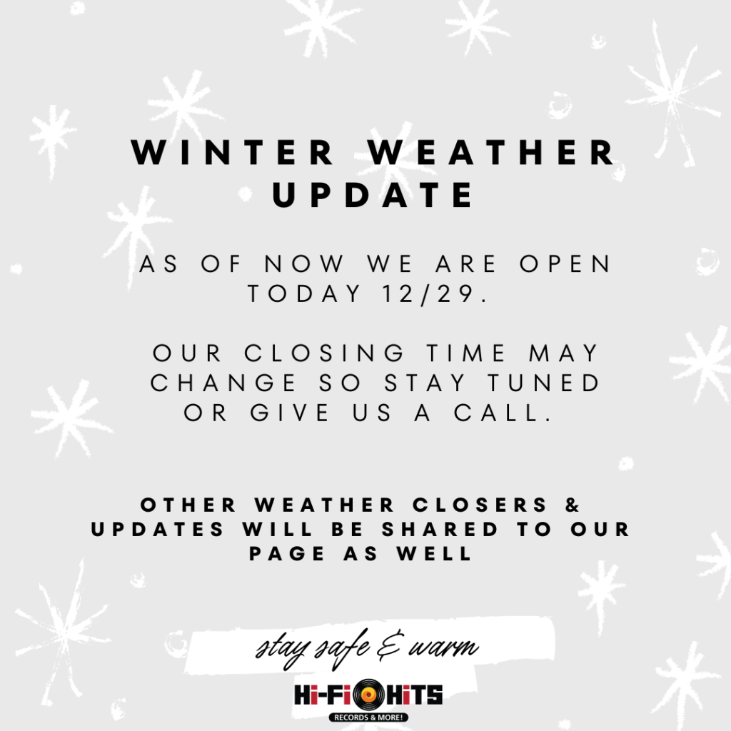 12/29 Weather Update