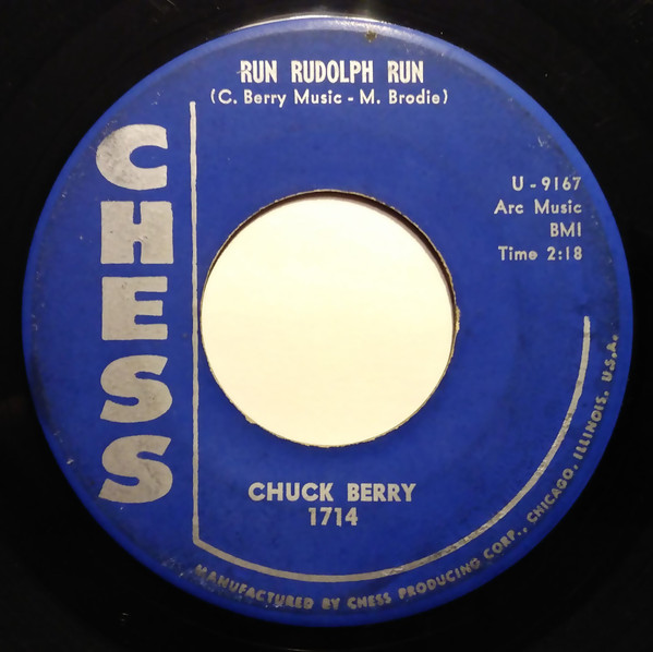 Chuck Berry – Run Rudolph Run / Merry Christmas Baby (7" Vinyl)