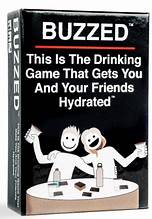 Buzzed: Hydration Edition Card Game: Party Fun for Adults, Creative Thinking, Quick Play, 3+ Players