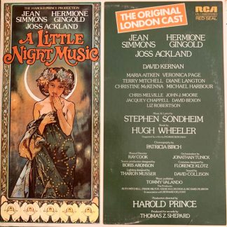 Stephen Sondheim - Jean Simmons, Hermione Gingold, Joss Ackland – A Little Night Music (Original London Cast) (Vinyl)