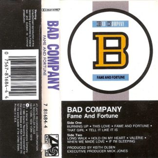 Bad Company – Fame And Fortune (Cassette)