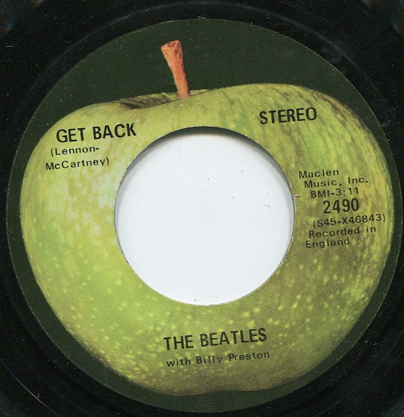 Beatles, The With Billy Preston – Get Back / Don't Let Me Down (7" Vinyl)