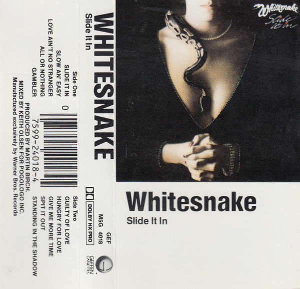 Whitesnake – Slide It In (Cassette)