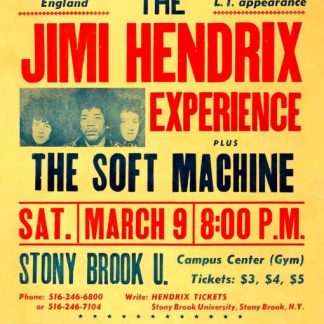 Jimi Hendrix | Stony Brook | Vintage Concert Posters