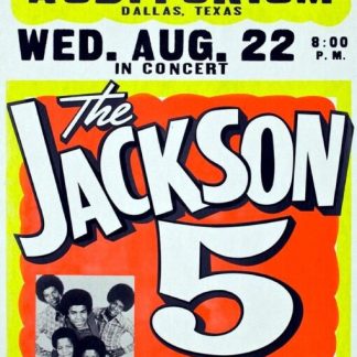 Jackson 5 | Dallas | Vintage Concert Poster