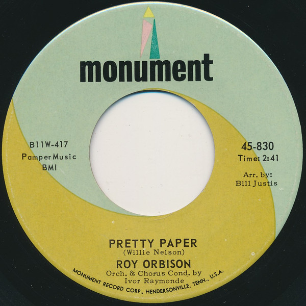 Roy Orbison – Pretty Paper / Beautiful Dreamer (7" Vinyl)